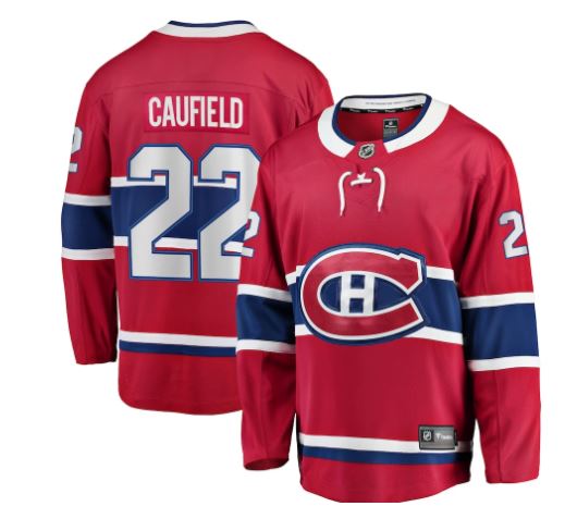 Montreal Canadiens Fanatics Caufield Home Breakaway Jersey
