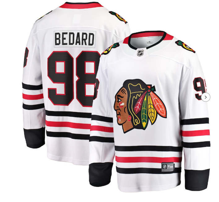 Chicago Blackhawks Fanatics Bedard Away Breakaway Jersey