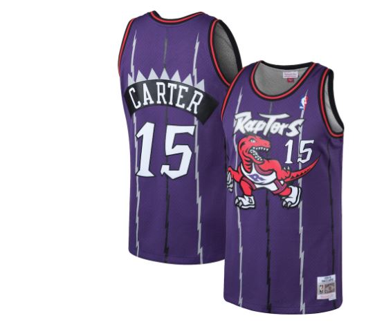 Toronto Raptors Carter Mitchell & Ness Swingman NBA Jersey