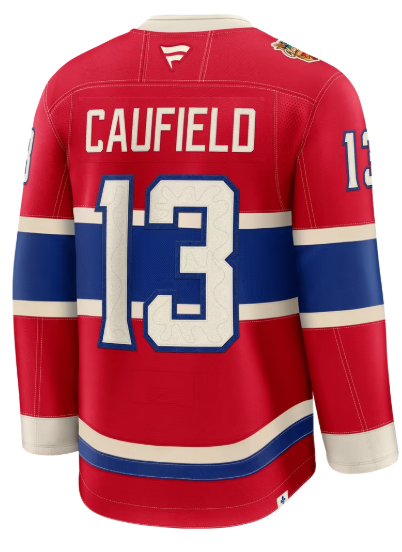 Montreal Canadiens Caufield Fanatics Heritage Classic Premium Jersey