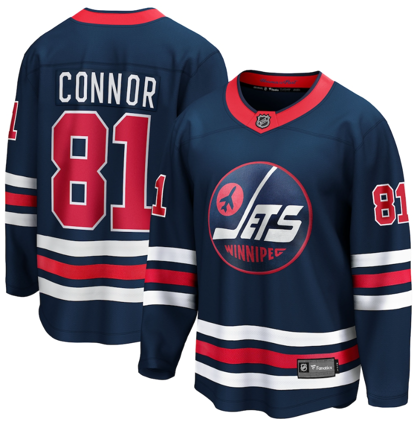 Winnipeg Jets Kids Youth Alternate 3rd Connor Jersey
