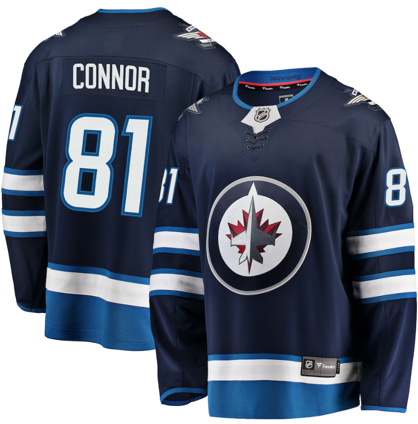 Winnipeg Jets Kids Youth Home Connor Jersey