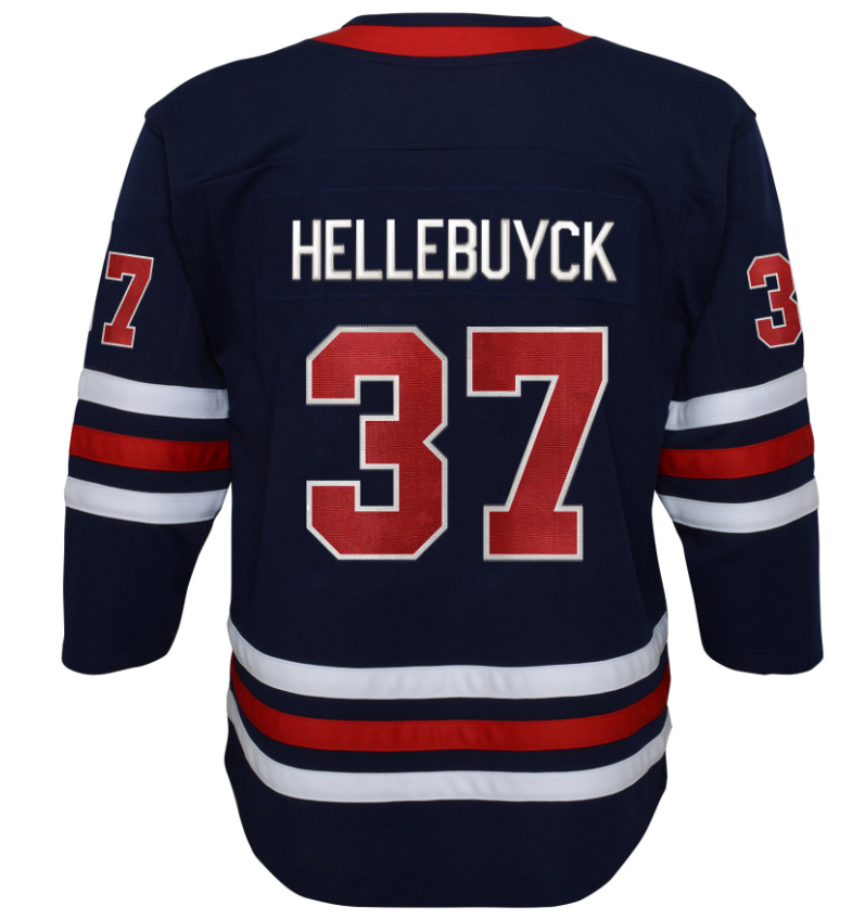 Winnipeg Jets Kids Infant Alternate 3rd Hellebuyck Jersey