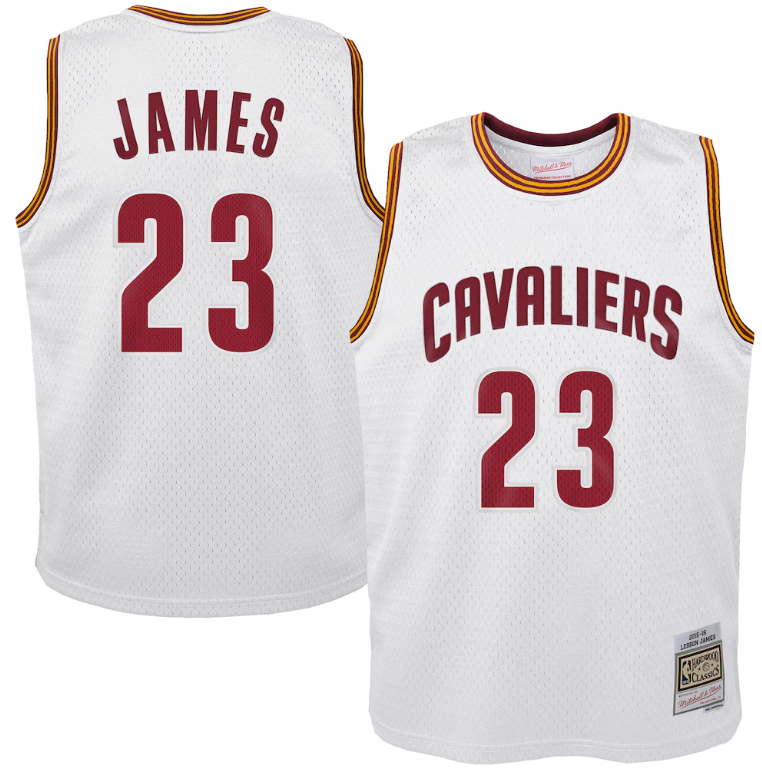 Cleveland Cavaliers James White Mitchell & Ness Swingman NBA Jersey