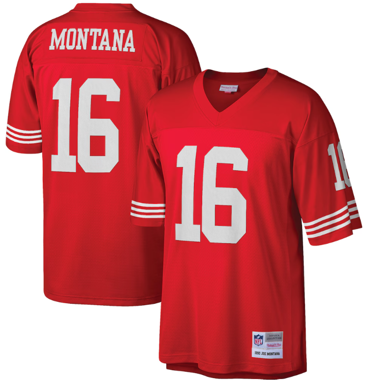 San Francisco 49ers Montana Mitchell & Ness NFL Jersey