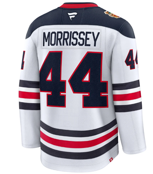 Winnipeg Jets Morrissey Fanatics Heritage Classic White Premium Jersey