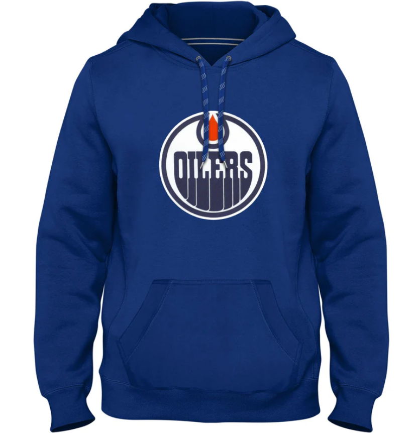 Edmonton Oilers Bulletin Royal Hoodie