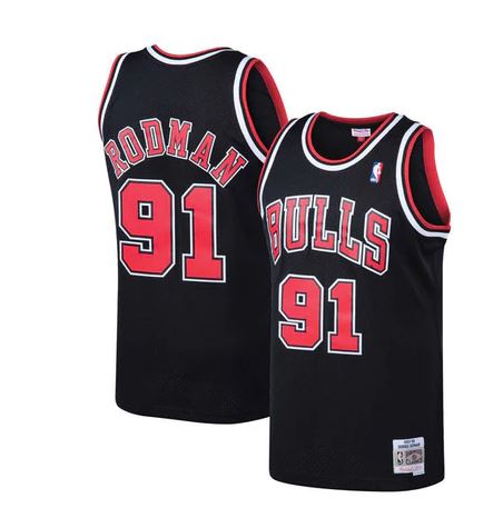 Chicago Bulls Rodman Mitchell & Ness Swingman NBA Jersey