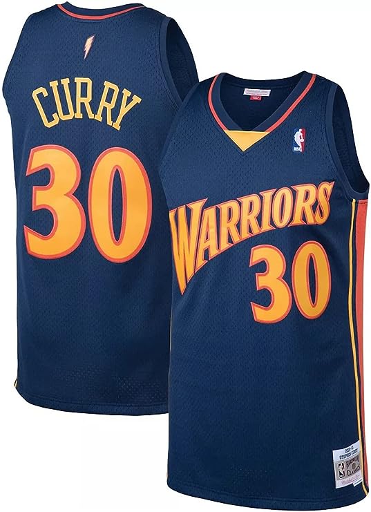 Golden State Warriors Curry Mitchell & Ness Swingman Jersey