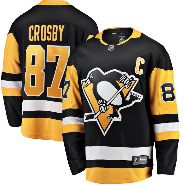 Pittsburgh Penguins Fanatics Crosby Home Breakaway Jersey