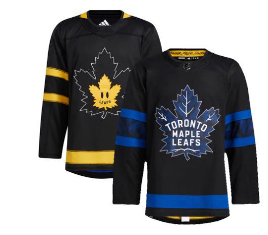 Toronto Maple Leafs Adidas 3rd Black Jersey