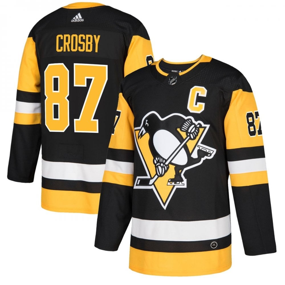 Pittsburgh Penguins Adidas Pro Twill Crosby Home Jersey